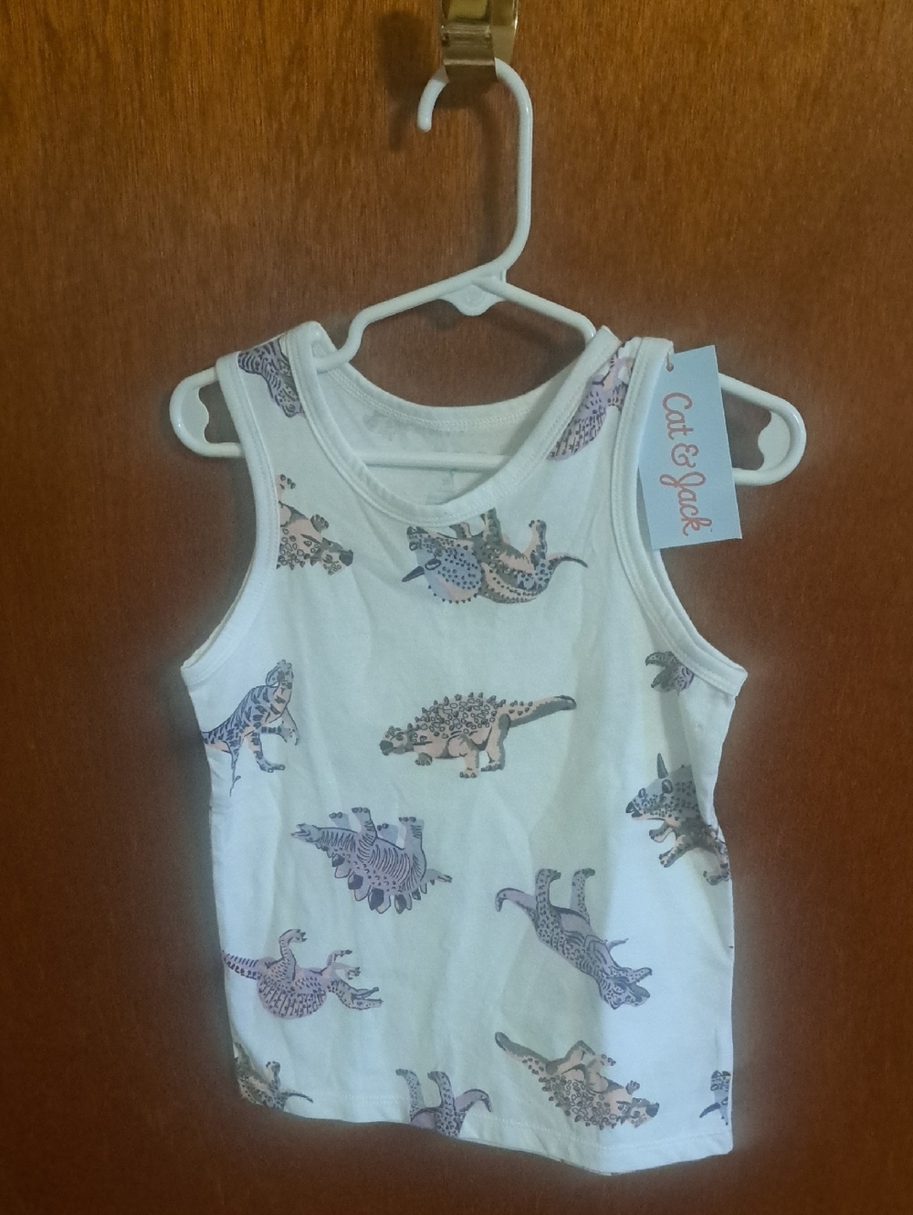NWT Cat & Jack Dino Tank Top Size 3T